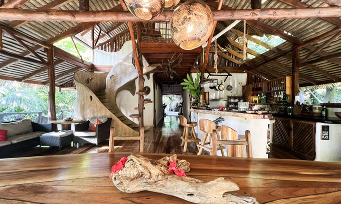 Cabo Matapalo Casa | Lujo Jungle House en Playa Matapalo w / Vida Silvestre exuberante