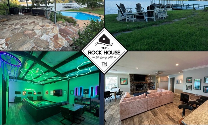 Piney Casa | Unique Lake House - Dock - Hot Tub/Pool - GameRoom