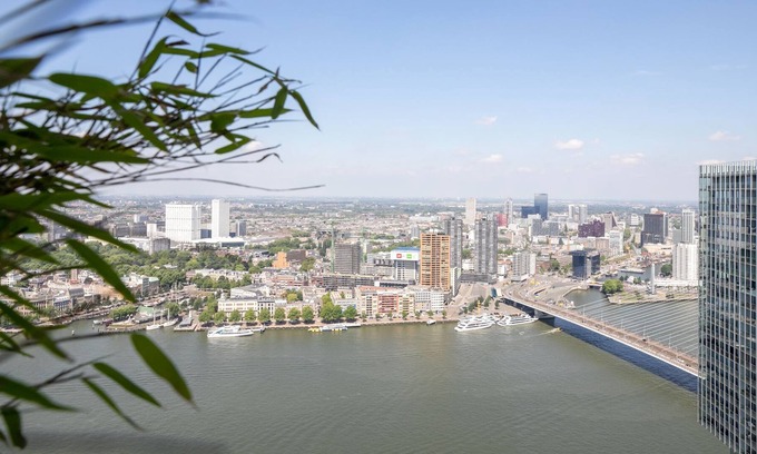 Kop van Zuid Apartamento | Unique Penthouse Rotterdam Erasmus Bridge