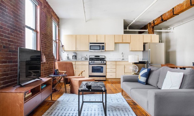 South End Casa | Unique South End Loft w/ Pool, Art Gallery, Steps to T by Blueground