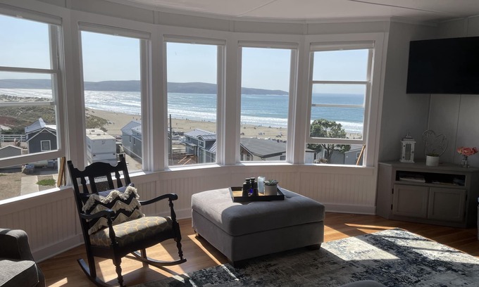 Dillon Beach Cabina | Unobstructed ocean views in a cozy setting