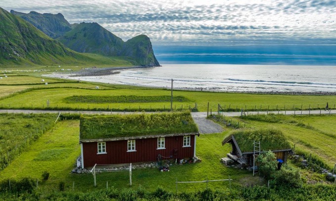 Unstad Casa | Unstad cabin with seaview