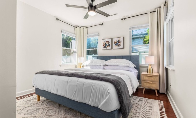 Plymouth Casa | Updated and Stylish 2BR Home with King Bed <1 mile to Downtown Plymouth!