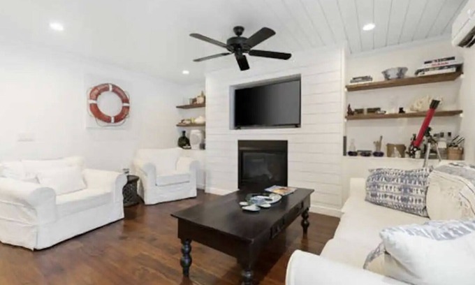 Mancelona Cabaña | Updated Cabin with Fireplace, Epic Deck, 2 min from ORV trails - Pet Friendly!