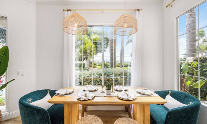 Aviara Casa | Upscale Boho Charm 3 bedroom house next to Four Seasons, close to Beach!