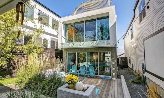 Highland Casa | Upscale Home in Lohi with Theater, Stunning Views, Fire Pit & Hot Tub