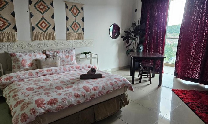 Batu Caves Apartamento | Urban 360 Queen Studio, Ritzqe Homestay