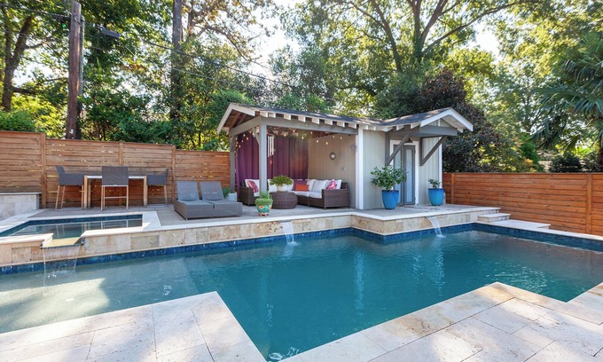 Plaza Midwood Casa | Urban Oasis with pool and hot tub