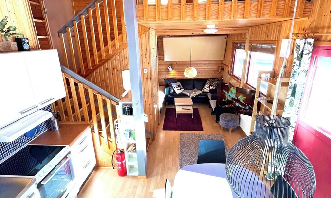 Gallivare Cabaña | Välplanerad Ski-in/out Stuga på Dundret Bastu/wifi