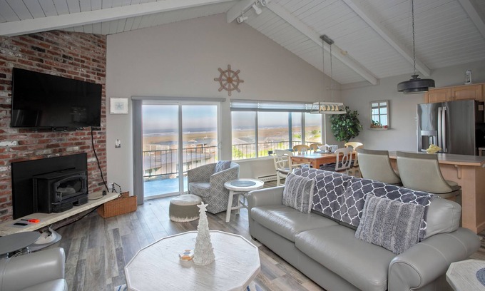 Gearhart Condominio | Se admiten mascotas con vista al mar. Piscina