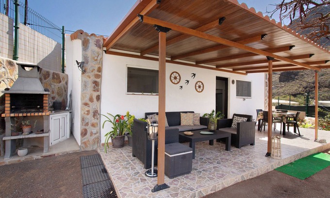 La Aldea de San Nicolas Casa | Casa de vacaciones 'VV Tasartico' con vistas al mar, bañera de hidromasaje y Wi-Fi