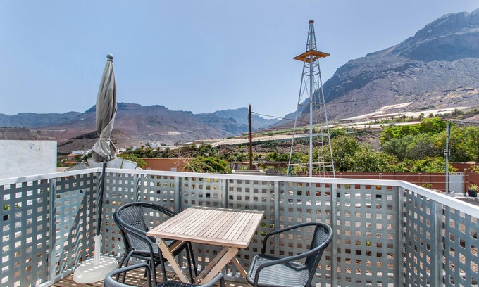 La Aldea de San Nicolas Casa | Casa Vacacional 'El Blanquizal A' con Vista a la Montaña, Wi-Fi y Aire Acondicionado