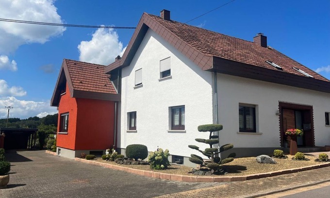 Losheim am See Apartamento | Vacation apartment view of the beautiful countryside