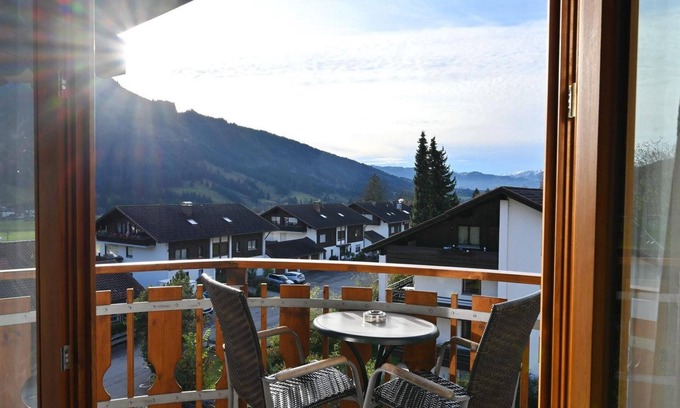 Bad Oberdorf Apartamento | Vacation apartment no. 3 with south-facing balcony - Gästehaus Landgraf