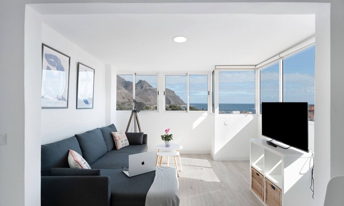 San Andres Apartamento | Apartamento de vacaciones 'Teresitas Beach By Aguita Salada' con balcón y Wi-Fi