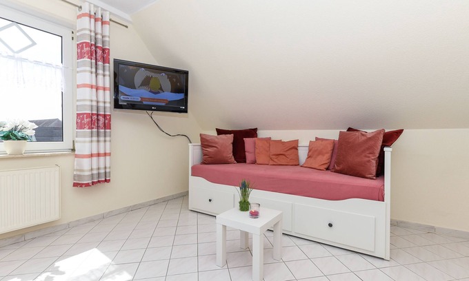 Moorweg Apartamento | Vacation apartment Waldblick - Holiday apartments on the Eschen vacation farm in Moorweg