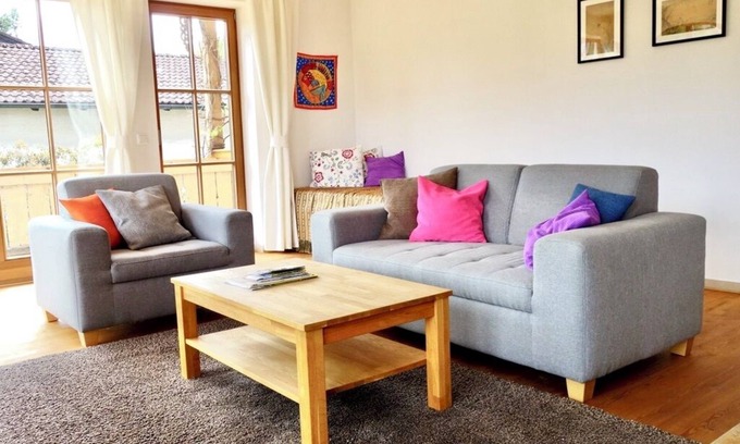 Samerberg Apartamento | Vacation apartment with separate bedroom, sofa bed in the living room, wood-burning stove