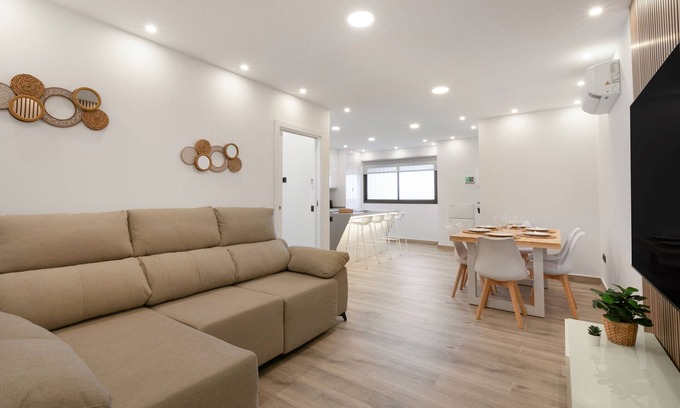 Candelaria Apartamento | Vacaciones 'Avenida Marítima' con vistas al mar, Wi-Fi y aire acondicionado