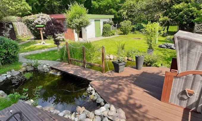 Almdorf Casa | Vacation between Sankt Peter Ording and Sylt Sauna, garden and pets