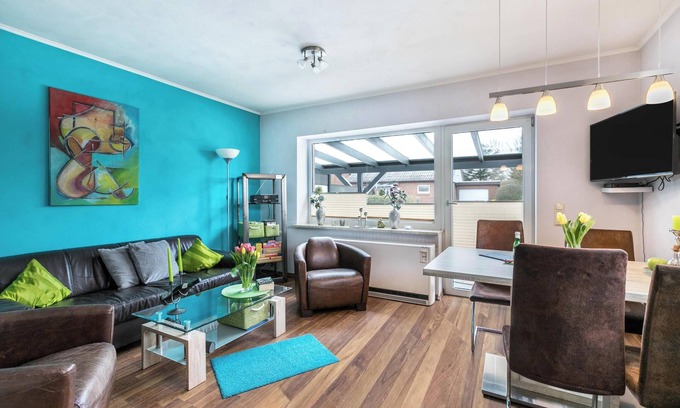 Friedrichskoog-Spitze Casa | Casa de vacaciones "Ongi" cerca del dique con Wi-Fi, terraza y jardín