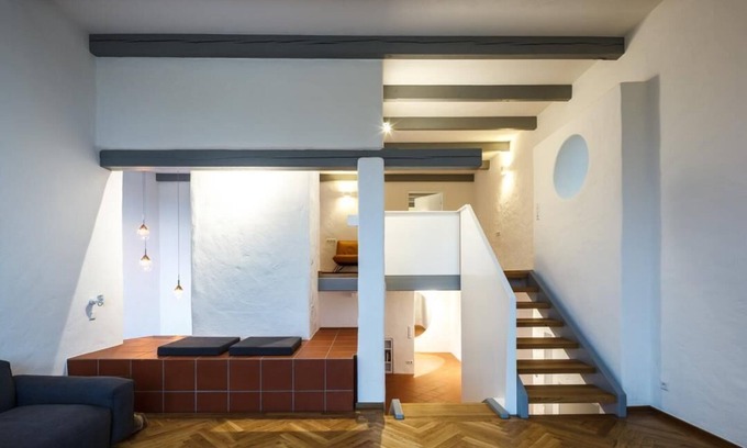 Rot am See Casa | Vacation home - Bauhaus style, fenced garden, fireplace