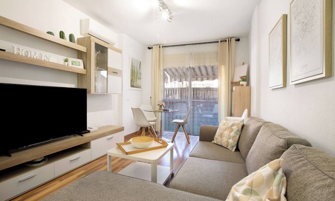 Puerto de Guimar Apartamento | Casa de vacaciones "Playa" con piscina compartida y Wi-Fi