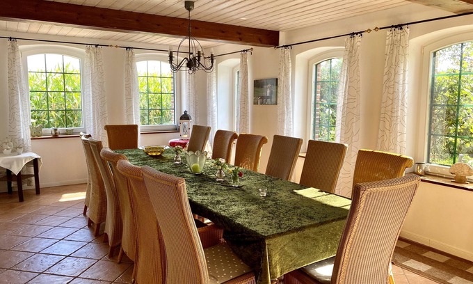 Oersberg Casa | Casa de vacaciones para 14 personas, grupos, fiestas, familias, independiente, Kappeln, Mar Báltico