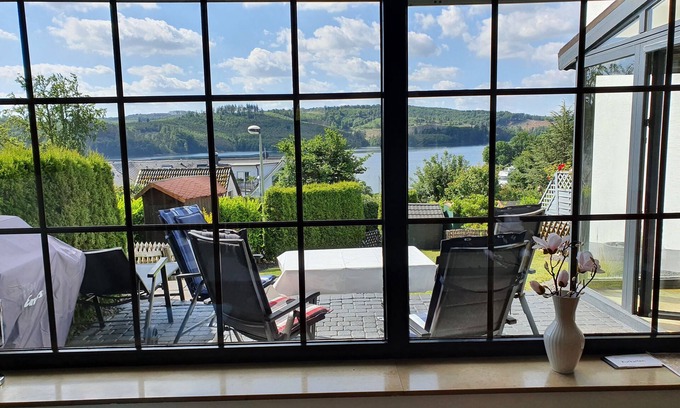Langscheid Casa | Vacation home on Lake Sorpe with panoramic views of the lake