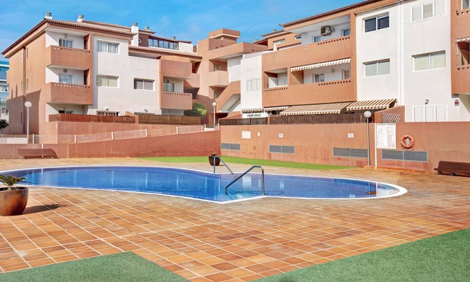 Puerto de Guimar Apartamento | Casa de vacaciones Puertito Guimar cerca de la playa con balcón, piscina exterior y Wi-Fi