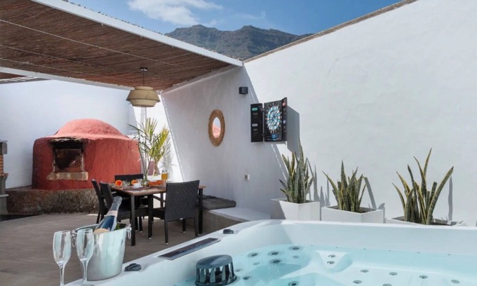 La Aldea de San Nicolas Casa | Casa de vacaciones 'Rincón De La Fontana' con vistas a la montaña, Wi-Fi y aire acondicionado