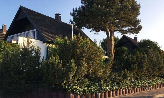 Heringsdorf Casa | Casa de vacaciones renovada en Süssau con vistas al mar Báltico, balcón, jardín, estufa de azulejos