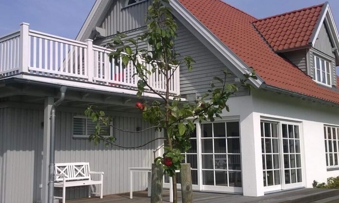 Rosenhagen Casa | Casa de vacaciones "Strand 22", 500 m de Playa, sauna, silla de playa, wifi gratis
