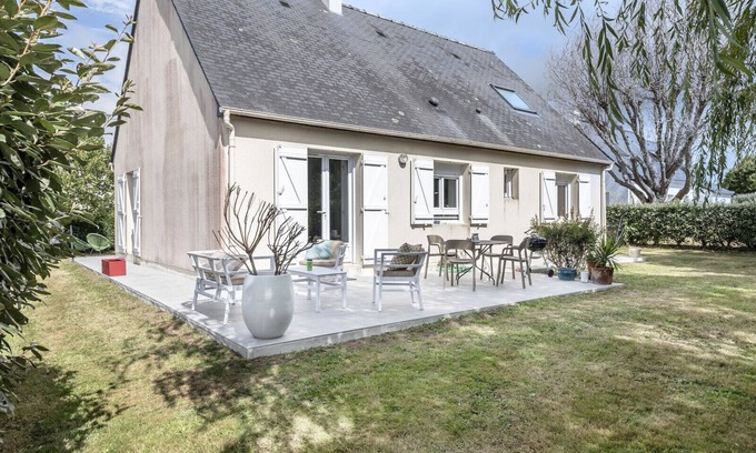 Saint-Gildas-de-Rhuys Chalet De Esquí | A 500 m de las playas -Casa para 6 cerca del Golfo