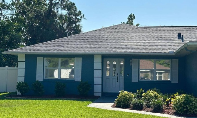 Palm Coast Casa | Vacaytime Kingbdhottub Nearbeach