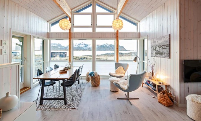 Flakstad Casa | Vaeranes- Ny hytte med flott utsikt
