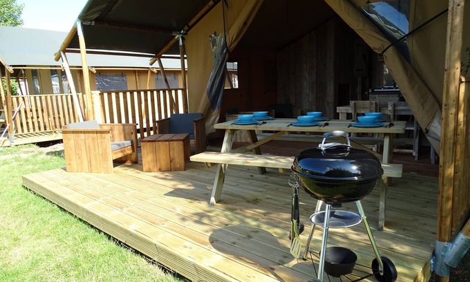 Kamperland Alquiler De RV | Vakantie in Kamperland, Safaritent Voor 6 Personen, Dichtbij Strand en zee