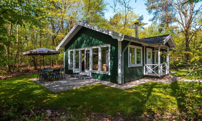 Municipality of Westerveld Chalet De Esquí | Vakantiepark De Wiltzangh - Fins Chalet Hottub 6
