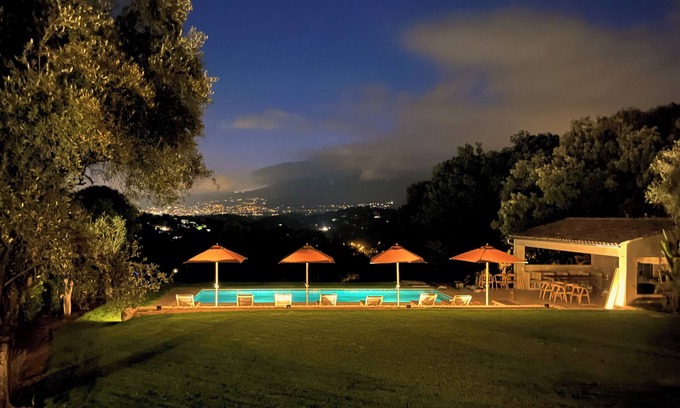 Valbonne Villa | Valbonne Villa with fantastic view and large swimming pool