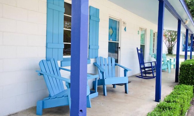 Kingsland Cabina | Casita con vista al lago desde el dormitorio