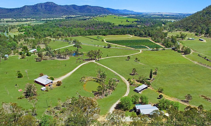 Broke Casa | Hunter Valley Estate con una vista - Casa Rosa
