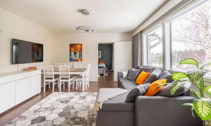 Mikkeli Apartamento | Valoisa huoneisto jossa erinomaiset vuoteet.