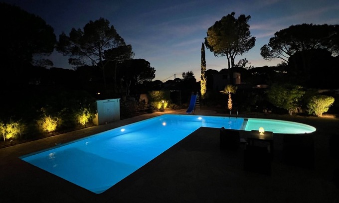 Vidauban Casa | VAR Maison Climatisée 10 Personnes 5 Chambres Piscine Terrain de Boules