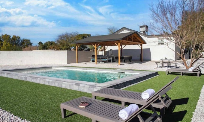 North Las Vegas Casa | Vegas Retreat: Pool, Pickleball & Local Charm!