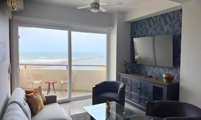 Boca del Río Apartamento | Veracruz: Departamento con vista al marn