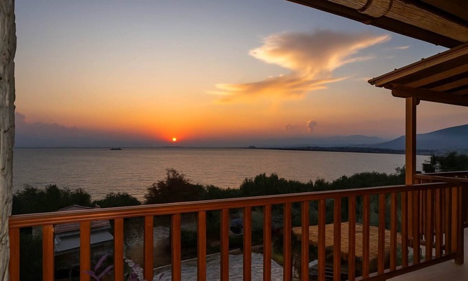 Paralia Vergas Casa | Verga Stone Haven - Seafront Waves' Embrace