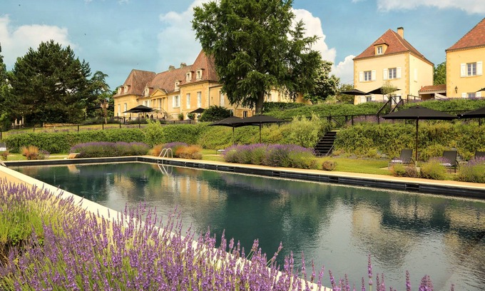 Mouleydier Villa | Muy bonita villa con piscina en el campo de golf Château les Merles, cerca de Bergerac