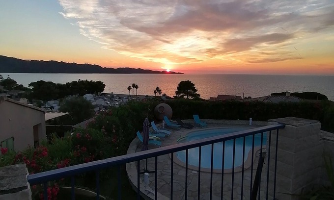Saint-Florent Villa | Villa muy bonita cerca del mar con piscina en st florent en alta córcega