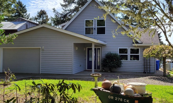Oregon Coast Casa | Very quiet Pacific City home with amazing river views from the deck!