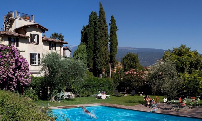 Bogliaco Apartamento | VG ATTICO Cerca del lago con piscina -100 mt de la piscina de la playa