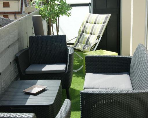 Reims Apartamento | Victoria-T2-41m2-Balcon, wifi, linge, produits, ménage inclus